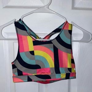 Gap Fit Kids Cross Back Sports Bra- multicolor